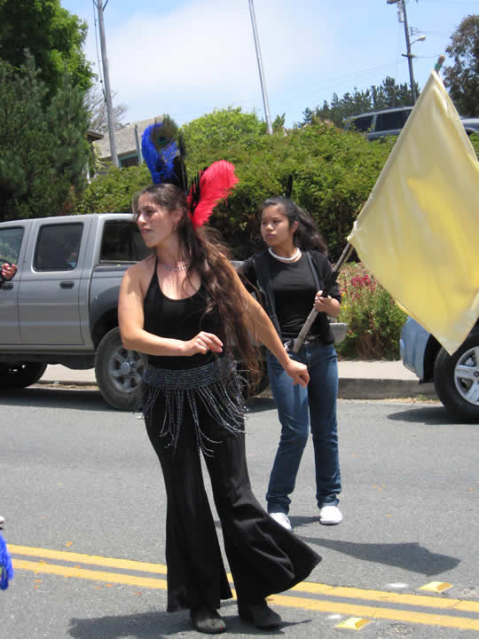 Dancer at Point Arena Fourth of July Parade